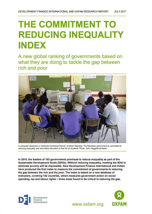 The Commitment to Reducing Inequality Index