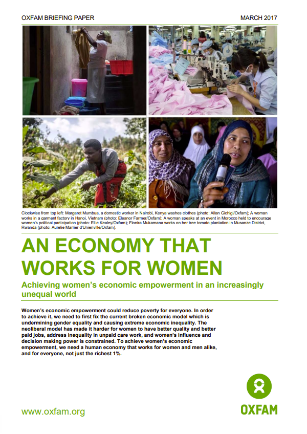 An economy that works for women