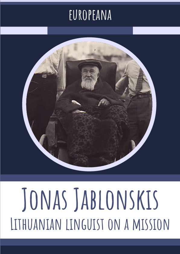 Jonas Jablonskis, Lithuanian linguist on a mission