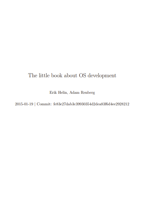 The little book about OS development