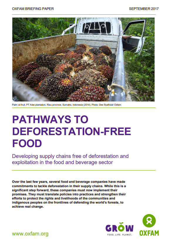 Pathways to deforestation-free food