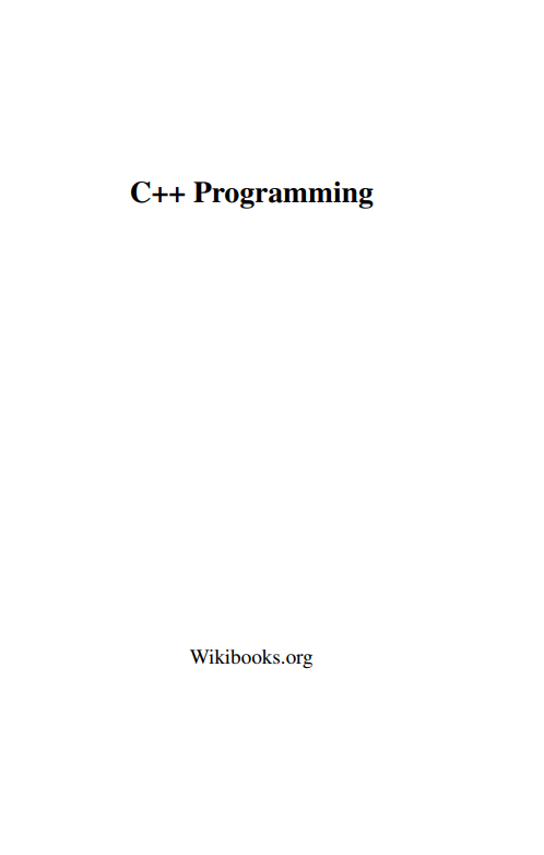 C++ Programming