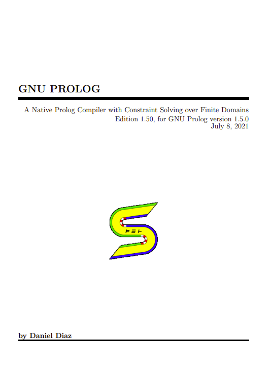 GNU Prolog Manual