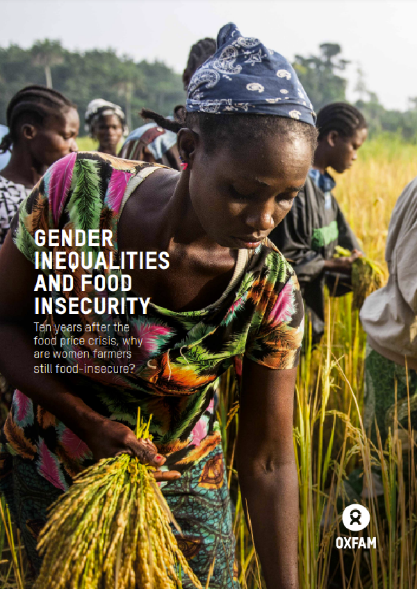 Gender inequalities and food insecurity