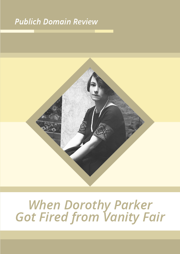 When Dorothy Parker Got Fired from Vanity Fair