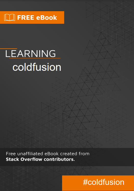 Learning coldfusion