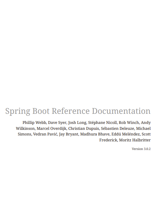Spring Boot Reference Guide