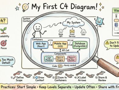Creando tu primer diagrama C4: Una guía rápida para arquitectos en ciernes