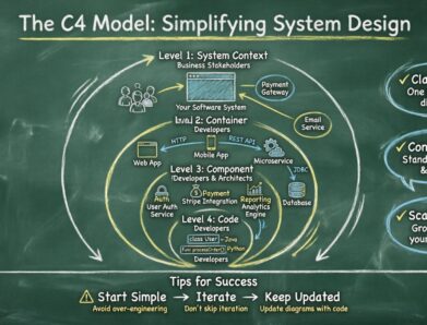 Cómo el modelo C4 simplifica el diseño de sistemas complejos para arquitectos novatos