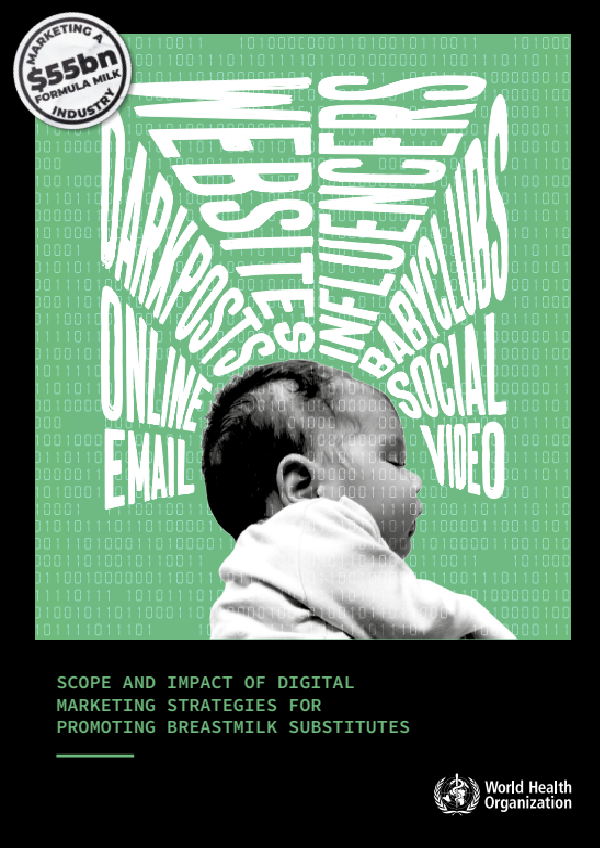 Scope and impact of digital marketing strategies for promoting breastmilk substitutes