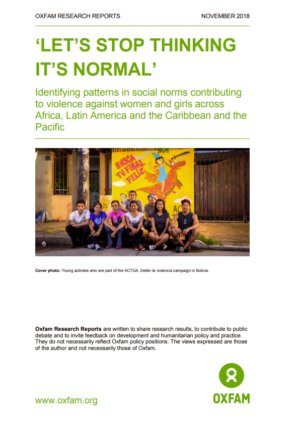 ‘Let’s stop thinking it is normal’