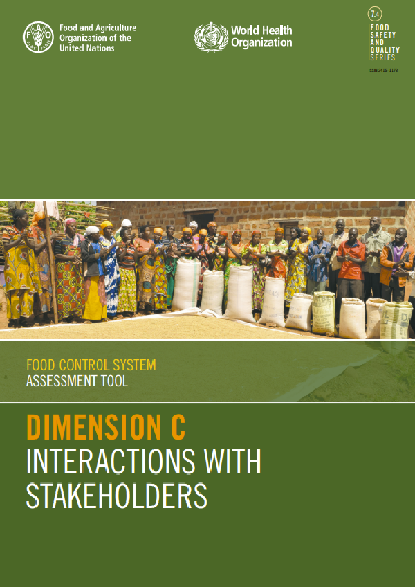 Food control system assessment tool: dimension C: interactions with stakeholders