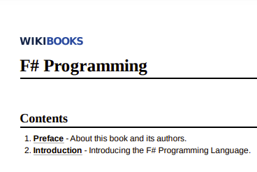 F# Programming