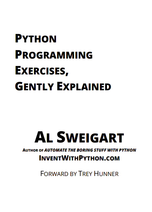Python Programming Exercises, Gently Explained