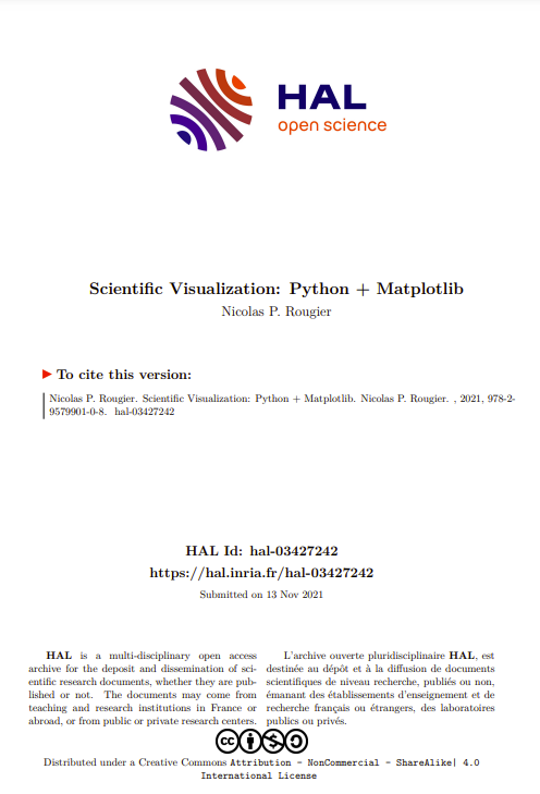 Scientific Visualization: Python + Matplotlib