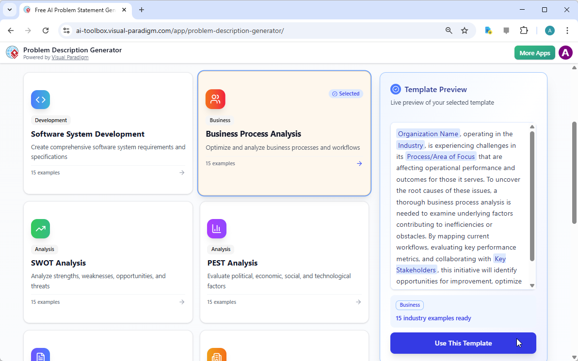 Définir les défis liés aux processus métiers : un guide étape par étape avec Visual Paradigm