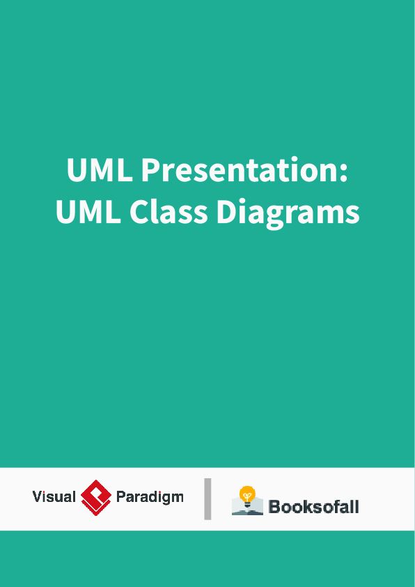 UML Presentation: UML Class Diagrams