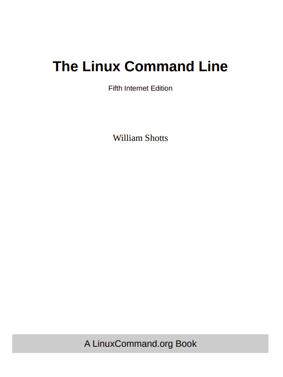 The Linux Command Line