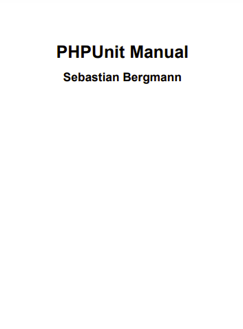 PHPUnit Manual