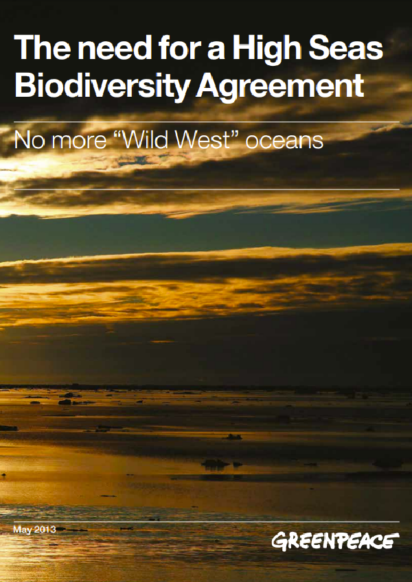 The Need for a High Seas Biodiversity Agreement