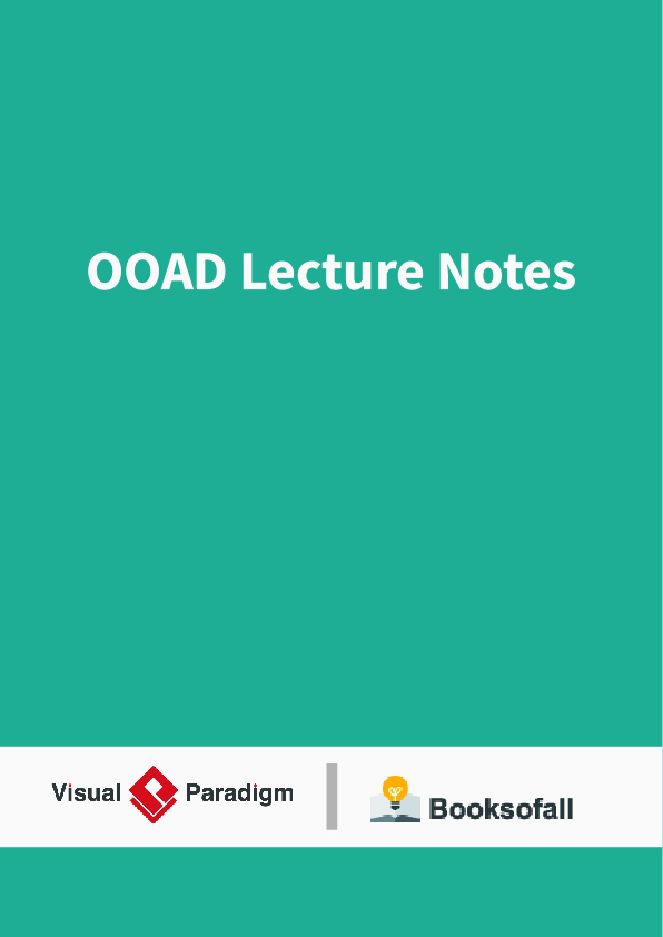 OOAD Lecture Notes
