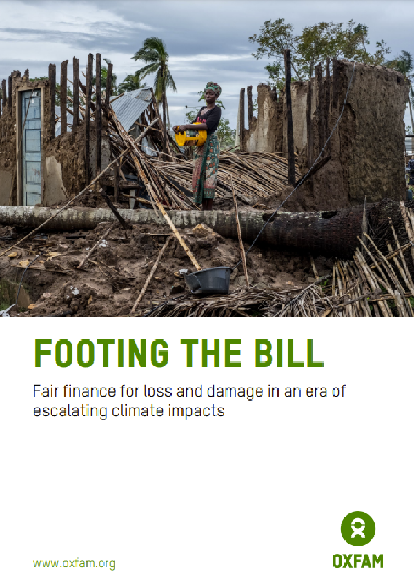 Footing the bill: fair finance for loss and damage in an era of escalating climate impacts