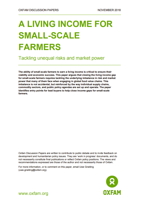 A living income for small-scale farmers