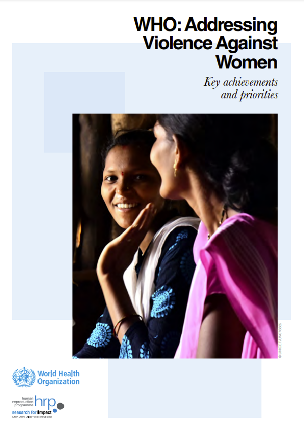 WHO: Addressing violence against women
