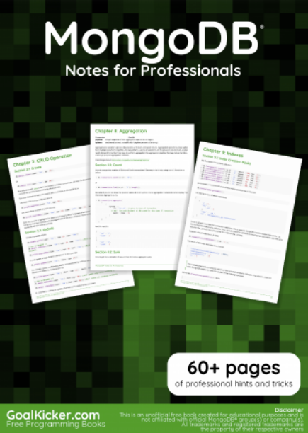 MongoDB Notes for Professionals