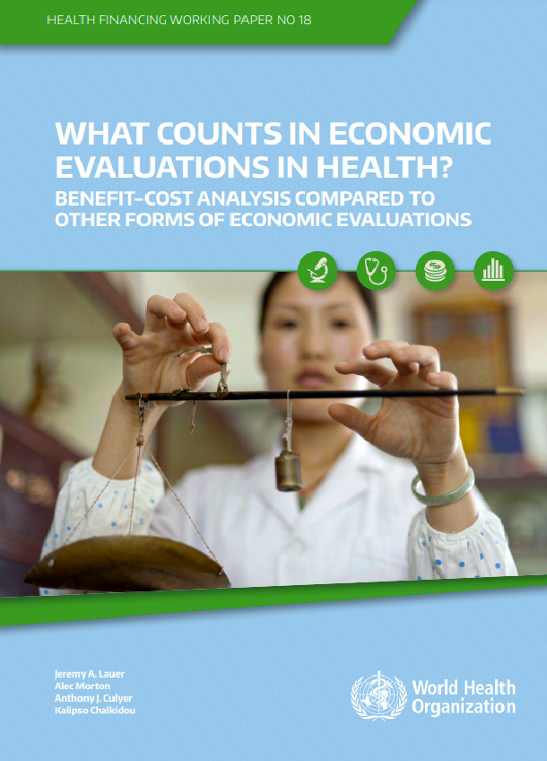 What counts in economic evaluations in health?