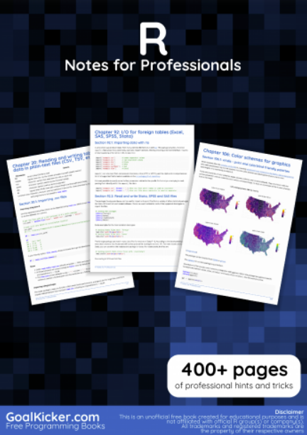 R Notes for Professionals