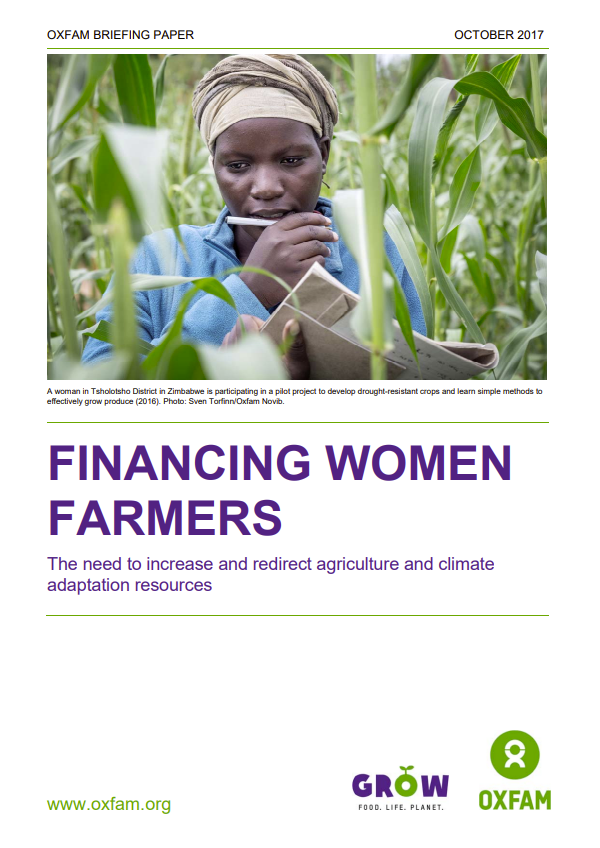 Financing women farmers
