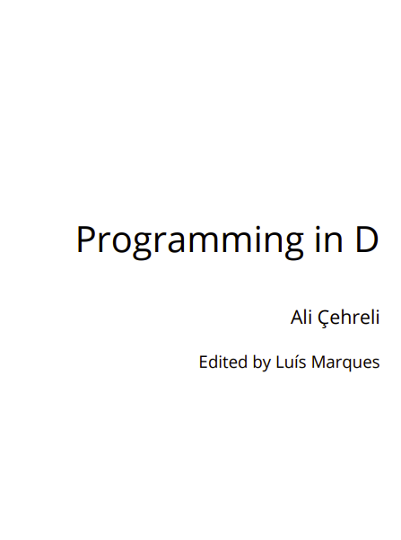 Programming in D