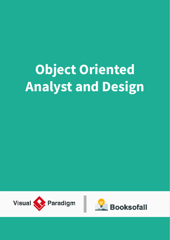 Object Oriented Analyst and Design
