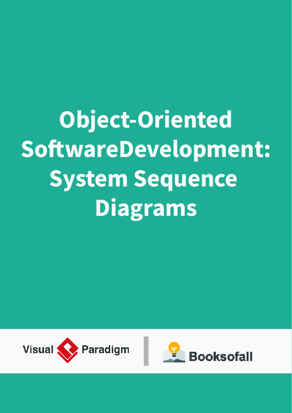 Object-Oriented Software Development: System Sequence Diagrams