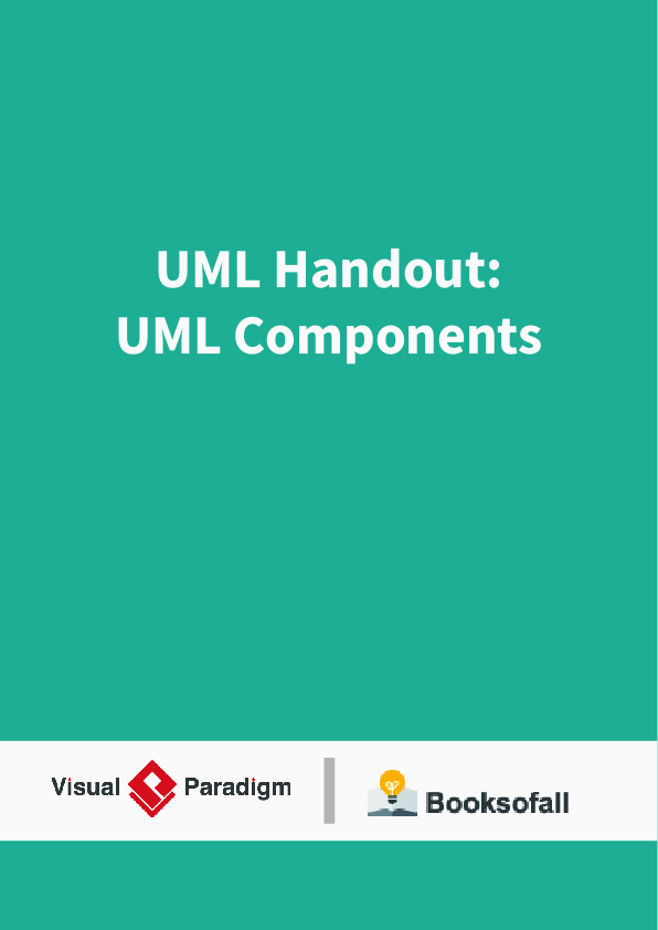 UML Handout: UML Components
