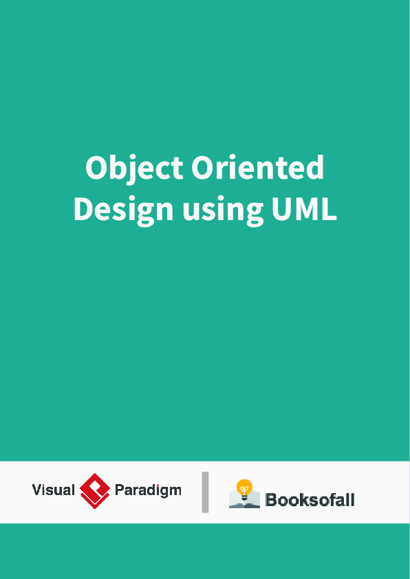 Object Oriented Design using UML