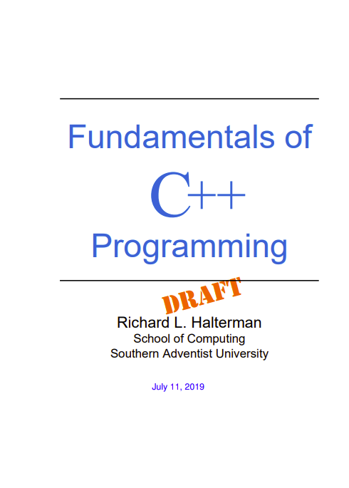Fundamentals of C++ Programming