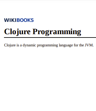 Clojure Programming