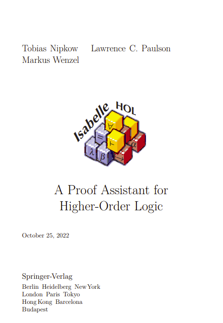 Isabelle/HOL – A Proof Assistant for Higher-Order Logic