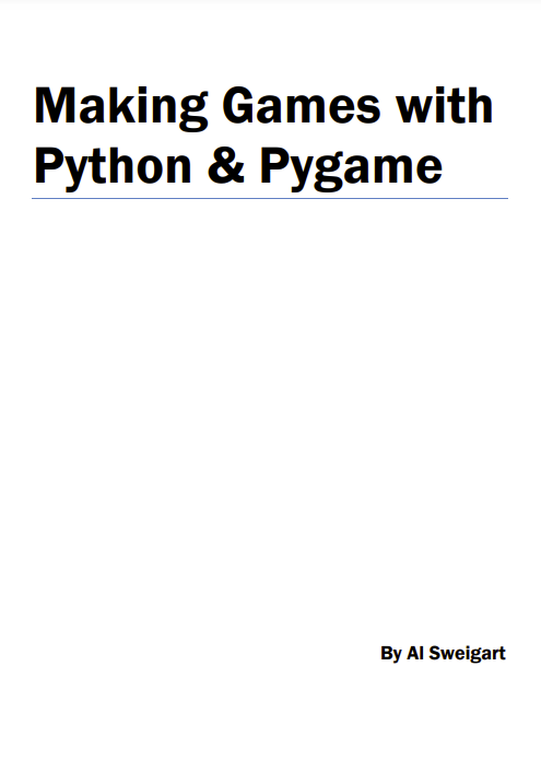 Making Games with Python & Pygame