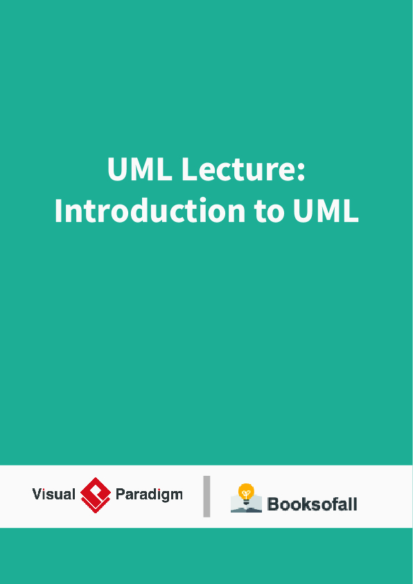 UML Lecture: Introduction to UML