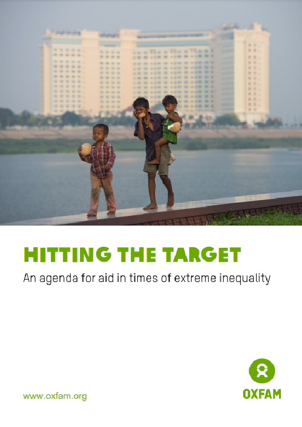 Hitting the target: an agenda for aid in times of extreme inequality