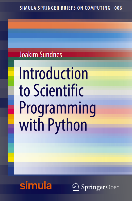 Introduction to Scientific Programming with Python