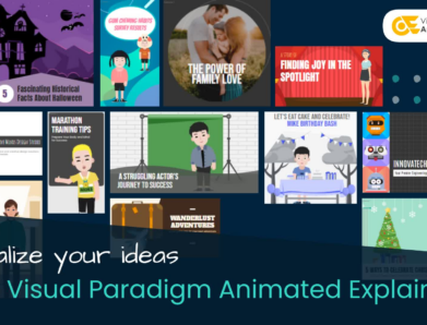 Tạo sổ tay trình bày ấn tượng cho các lĩnh vực khác nhau với Visual Paradigm AniFuzion