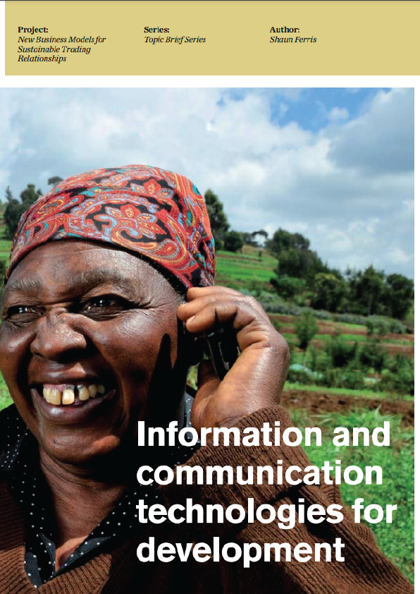 Information and Communication Technologies for Development