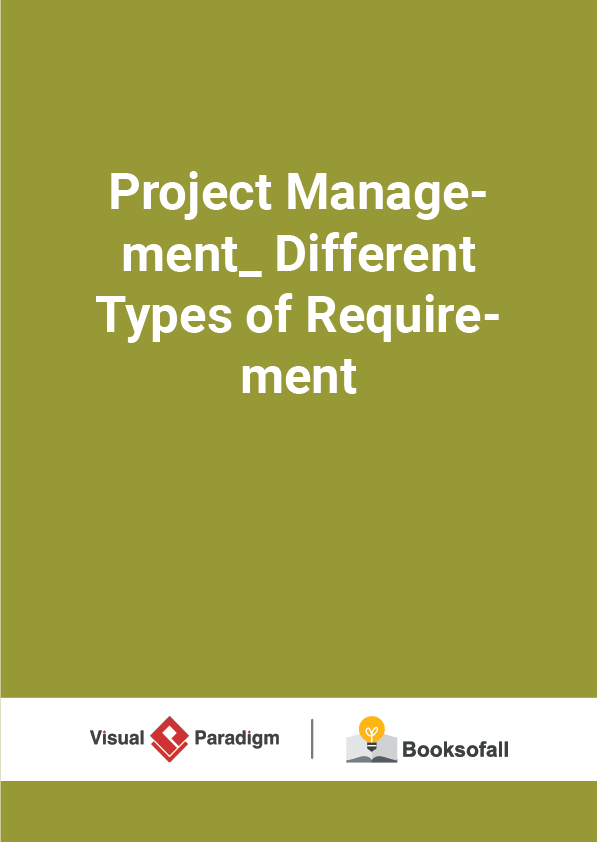 Project Management_ Different Types of Requirement