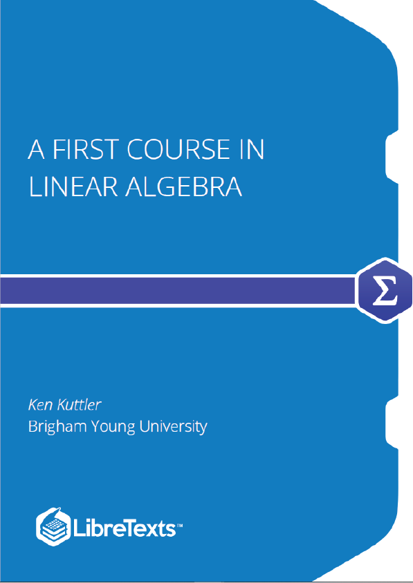 A First Course in Linear Algebra (Kuttler)