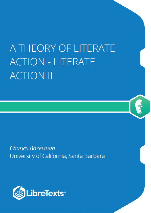 A Rhetoric of Literate Action - Literate Action I (Bazerman)