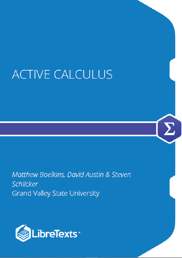 Active Calculus (Boelkins et al.)